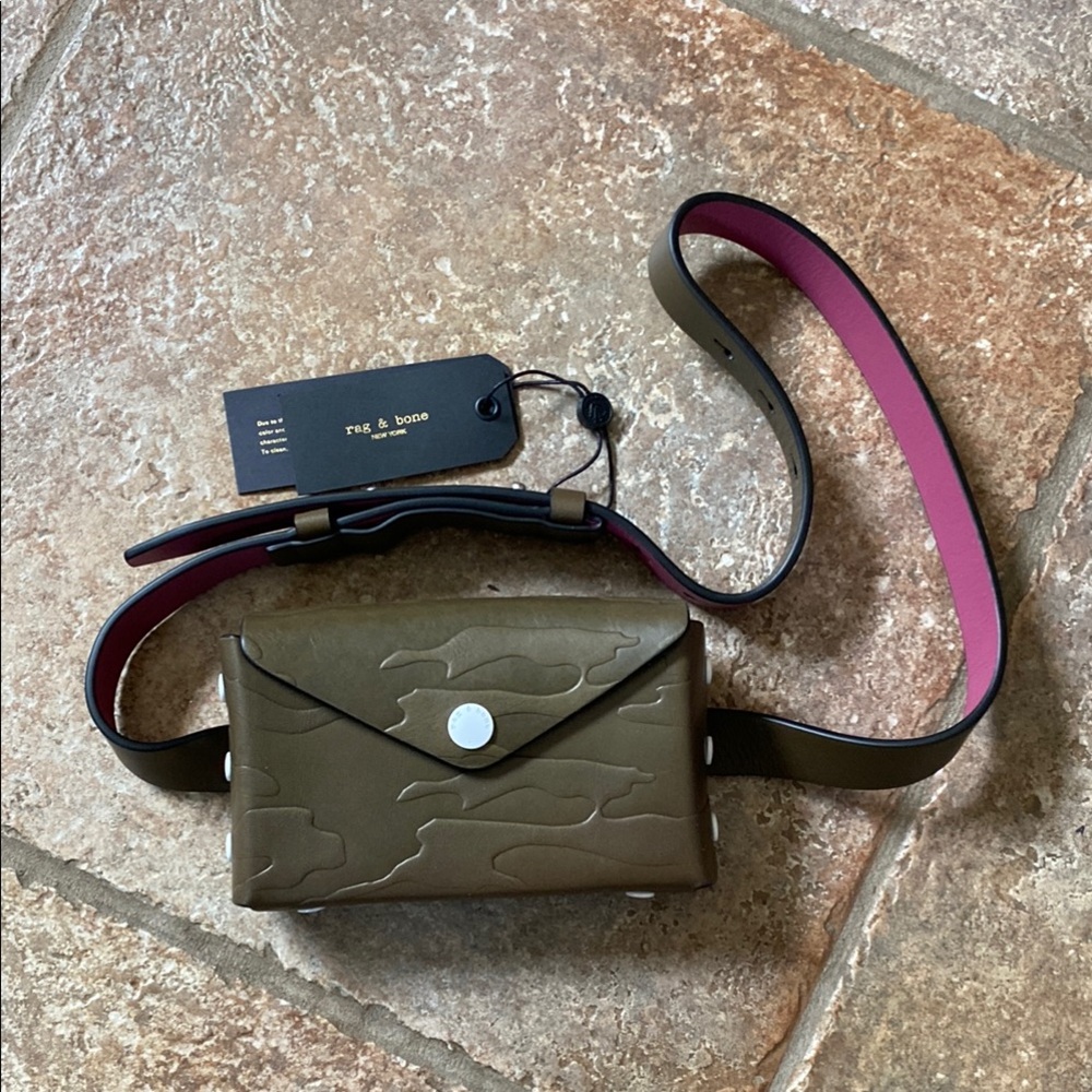 Rag & Bone Olive Green Belt Bag